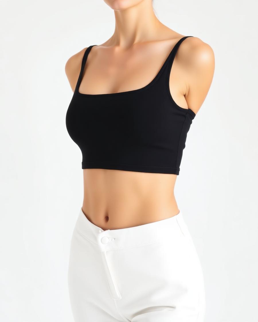 Square Neck Crop Bralette